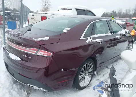 2017 Lincoln Mkz Select из США, поврежденный, VIN 3LN6L5D97HR638521